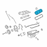 OEM 1988 Ford Bronco Valve Cover Diagram - E9UZ6582A