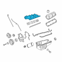 OEM 1994 Ford F-150 Upper Manifold Diagram - F4TZ9424B