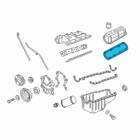 OEM 1992 Ford E-250 Econoline Valve Cover Gasket Diagram - F1ZZ-6584-B