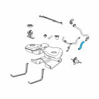 OEM 2006 Ford Freestyle Filler Pipe Diagram - 5F9Z-9034-BA