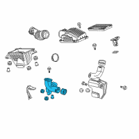 OEM Honda Odyssey Tube Assy., Air In. (B) Diagram - 17250-RGW-A00