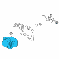 OEM 2004 Toyota Celica Fog Lamp Diagram - 81211-20430