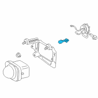 OEM 1990 Toyota Cressida Fog Lamp Bulb Diagram - 90981-13048