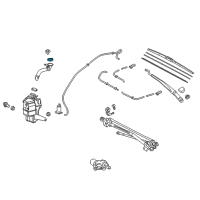 OEM 2018 Toyota Camry Reservoir Cap Diagram - 85316-33560