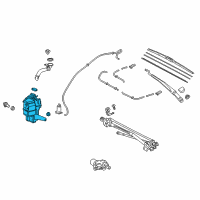 OEM 2019 Lexus ES300h Jar, Washer, A Diagram - 85315-33520