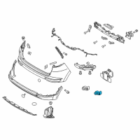 OEM 2019 Kia Sportage Sensor Assembly-ULTRASON Diagram - 95720D9500