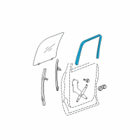 OEM 2004 Dodge Ram 1500 Seal-Rear Door Diagram - 55276165AH