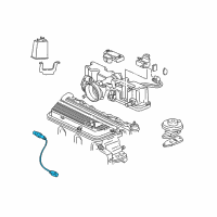 OEM 2000 Chevrolet Cavalier Oxygen Sensor Diagram - 19178929