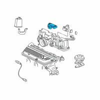 OEM Chevrolet V1500 Suburban Manifold Absolute Pressure Sensor Sensor Diagram - 12569240