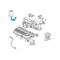 OEM 1999 Chevrolet Cavalier Shield Asm-Evap Emission Canister Heat Diagram - 22601441