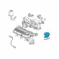 OEM 1995 Chevrolet Corsica EGR Valve Diagram - 19210670