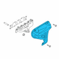 OEM 2014 Ford Fiesta Heat Shield Diagram - BM5Z-9N454-B