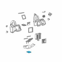 OEM 2000 Chevrolet Express 3500 Lower Seal Diagram - 52469161