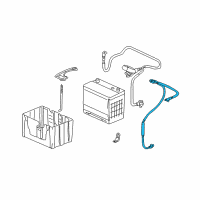 OEM 2010 Honda Odyssey Cable Assembly, Ground Diagram - 32600-SHJ-A01