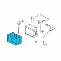 OEM 2006 Honda Odyssey Box, Battery (80D) Diagram - 31521-SHJ-A00