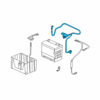 OEM 2007 Honda Odyssey Cable Assembly, Starter Diagram - 32410-SHJ-A21