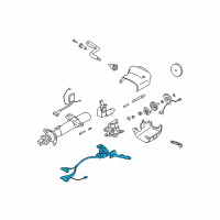 OEM Oldsmobile Bravada Combo Switch Diagram - 12450066