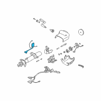 OEM 2002 GMC Sierra 3500 Switch Asm, Ignition & Start Diagram - 26098763