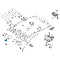 OEM 2019 Hyundai Sonata Retainer-Sunvisor Diagram - 85235-B1000-TRY