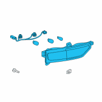 OEM Chevrolet Bolt EV Combo Lamp Assembly Diagram - 42663538