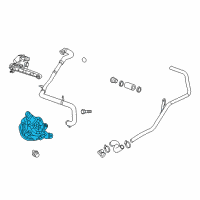 OEM Chevrolet Cobalt Air Injection Reactor Pump Diagram - 12620313