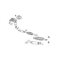 OEM Mercury Heat Shield Screw Diagram - -W503923-S439