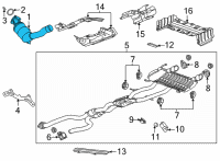 OEM Cadillac CT4 Converter Diagram - 12685183