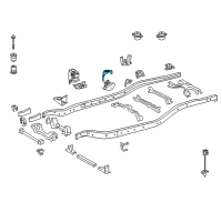 OEM 2019 Toyota Tundra Cab Mount Bracket Diagram - 51705-0C020