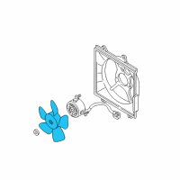 OEM 2000 Kia Spectra Fan Compartment-Cooling Diagram - 0K95B15140