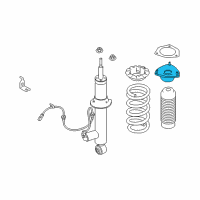 OEM 2019 Infiniti Q50 INSULATOR Assembly-STRUT Mounting Diagram - 54320-1CF1B