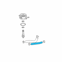 OEM 2002 Toyota Tacoma By-Pass Hose Diagram - 16283-75010