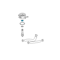 OEM 1997 Toyota Supra Oil Cooler Assembly Seal Diagram - 15785-35010