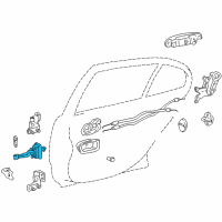 OEM 2003 Lexus IS300 Check Assy, Rear Door, RH Diagram - 68630-53020