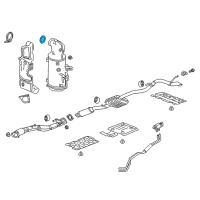 OEM 2019 Chevrolet Equinox Preconverter Seal Diagram - 55580193