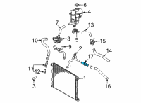 OEM 2022 Lexus NX350 PIPE, INTERCOOLER CO Diagram - 16515-25010