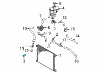 OEM Lexus NX350 HOSE, INTERCOOLER CO Diagram - 16555-25010