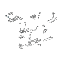 OEM 2010 Acura TL Switch Assembly, Passenger Side Heated Seat Diagram - 35600-TK4-A01
