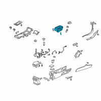 OEM 2014 Acura TL Holder As (Premium Black) Diagram - 77230-TK5-A21ZA