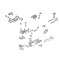 OEM Acura TL Illumination Assembly, Select Diagram - 54210-TK4-A81