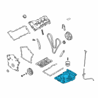 OEM 2001 Dodge Stratus Oil Pan Diagram - 4792366AA