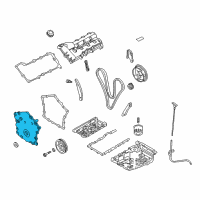 OEM 2001 Dodge Stratus Cover-Timing Belt Diagram - 4792604AA