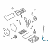 OEM 2004 Chrysler Sebring Tube-Engine Oil Indicator Diagram - 4792384AB