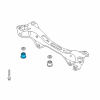 OEM 2012 Hyundai Azera Bushing-X/Member Rear Diagram - 55456-3V100