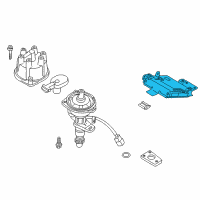 OEM 1999 Nissan Frontier Ignition Control Module Diagram - 237104S100RE