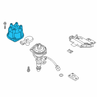 OEM Nissan Frontier Cap Assy-Distributor Diagram - 22162-7B000