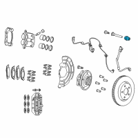 OEM 2021 Dodge Durango FRONT DISC BRAKE Diagram - 68516695AC