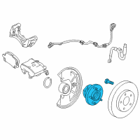 OEM 2012 Chevrolet Sonic Rear Hub Diagram - 13588470