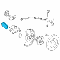 OEM 2021 Buick Encore Front Pads Diagram - 42672635