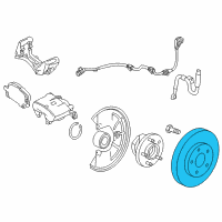 OEM 2015 Chevrolet Trax Rotor Diagram - 23118342