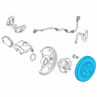 OEM 2016 Chevrolet Trax Rotor Diagram - 23118342